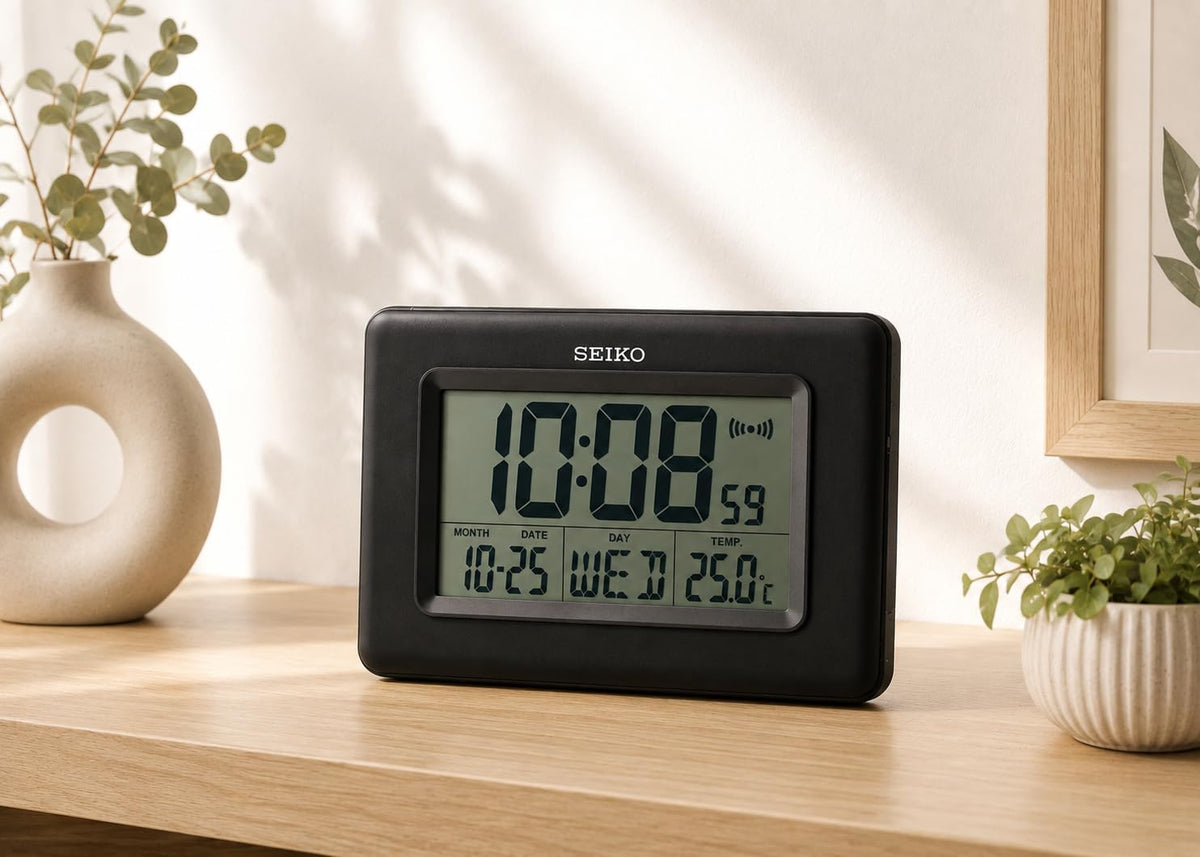 Seiko despertador digital LCD – QHL058