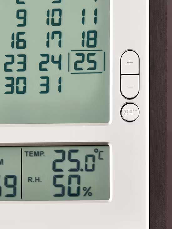 Despertador Seiko Digital LCD Calendario Mensual – QHL100