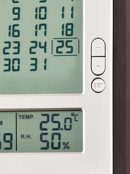 Despertador Seiko Digital LCD Calendario Mensual – QHL100