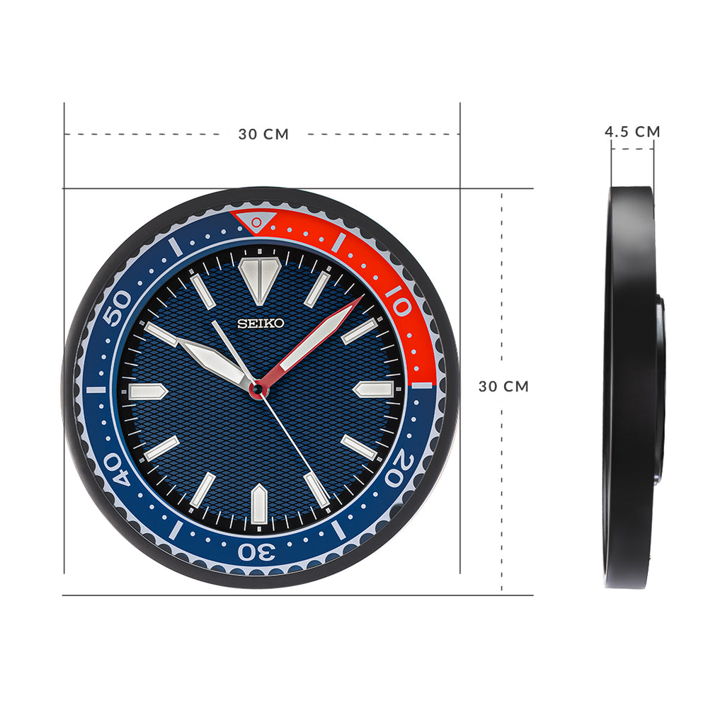 de pared Seiko analógico LumiBrite 30 cm – QXA791