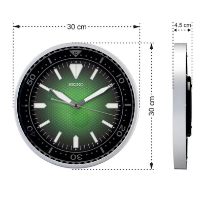 de pared Seiko analógico LumiBrite 30 cm – QXA791