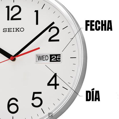 Seiko de pared analógico con calendario – QXF104
