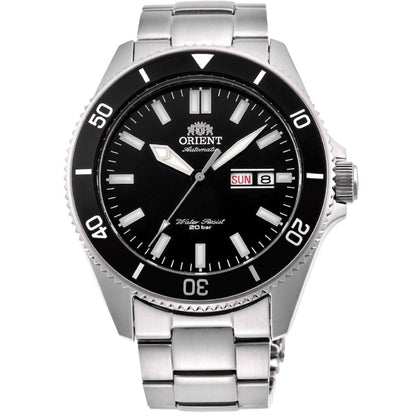 Orient KamasuMako Análogo para Caballero Pulsera de Acero Inoxidable – RA-AA0008B