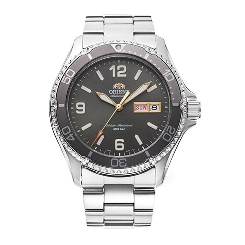 Orient KamasuMako Análogo para Caballero Pulsera de Acero Inoxidable – RA-AA0819N