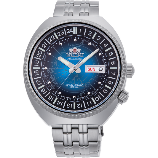 Orient Revival Análogo para Caballero pulsera de Metal – RA-AA0E03L