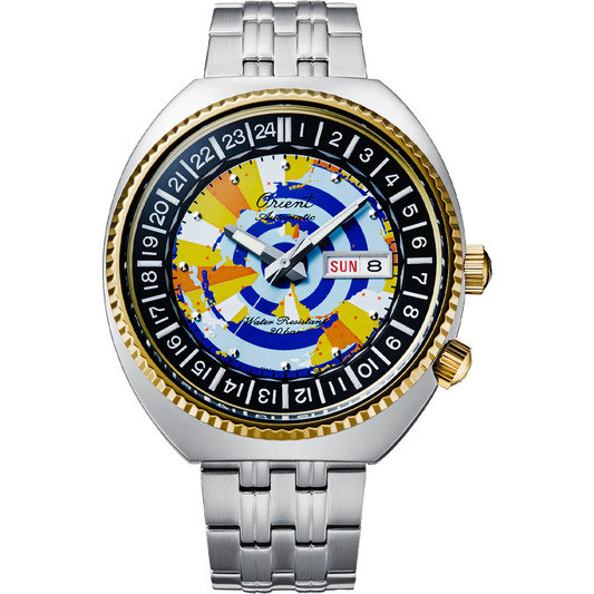 Orient de hombre pulsera de metal World Map 75th Aniversario – RA-AA0E08Y