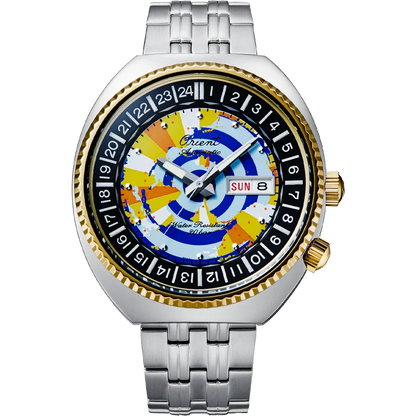 Orient de hombre pulsera de metal World Map 75th Aniversario – RA-AA0E08Y