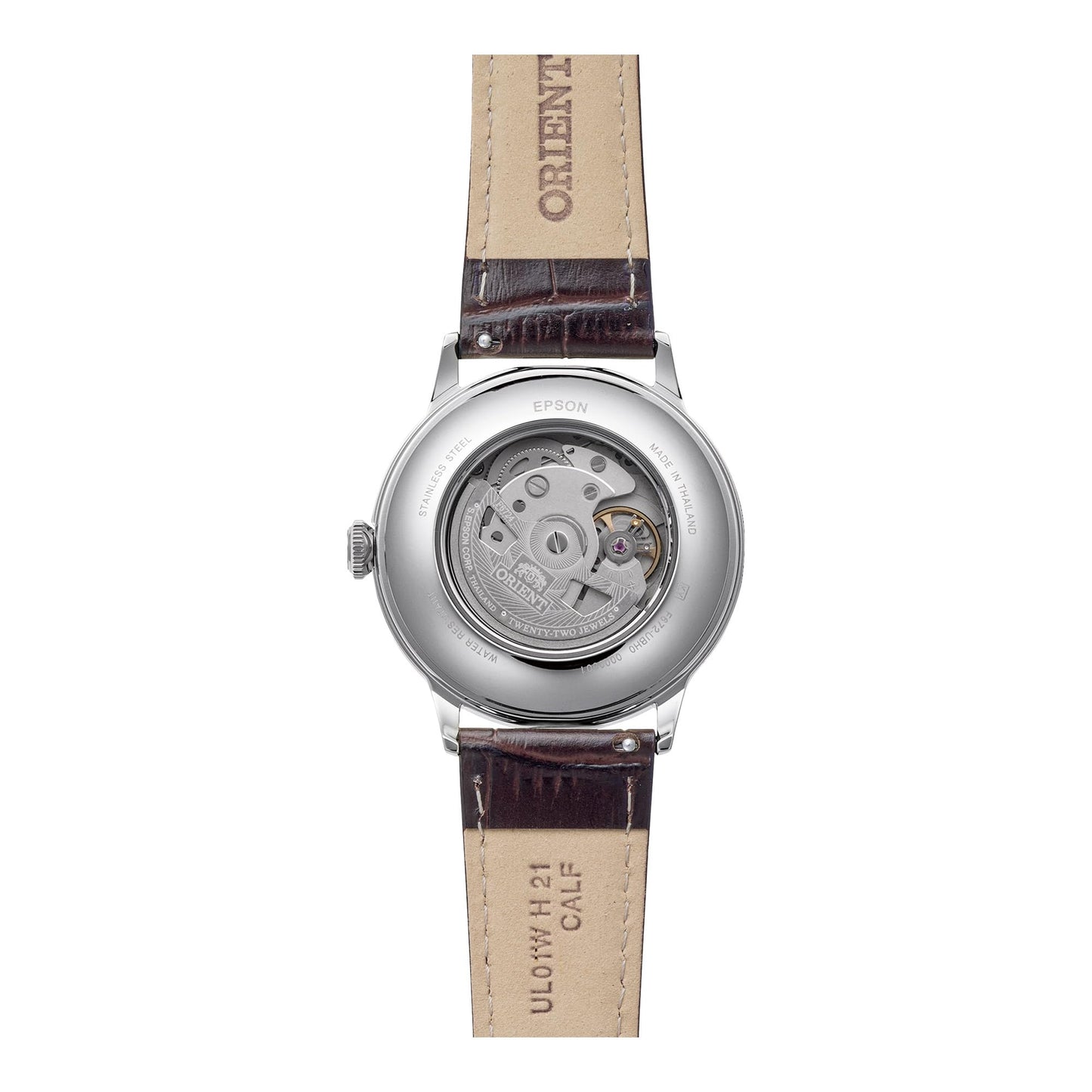 RA-AC0033Y Reloj Orient Bambino de hombre banda de piel