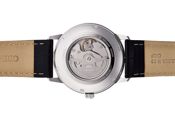 Orient Contemporary de caballero correa de cuero – RA-AC0F05B