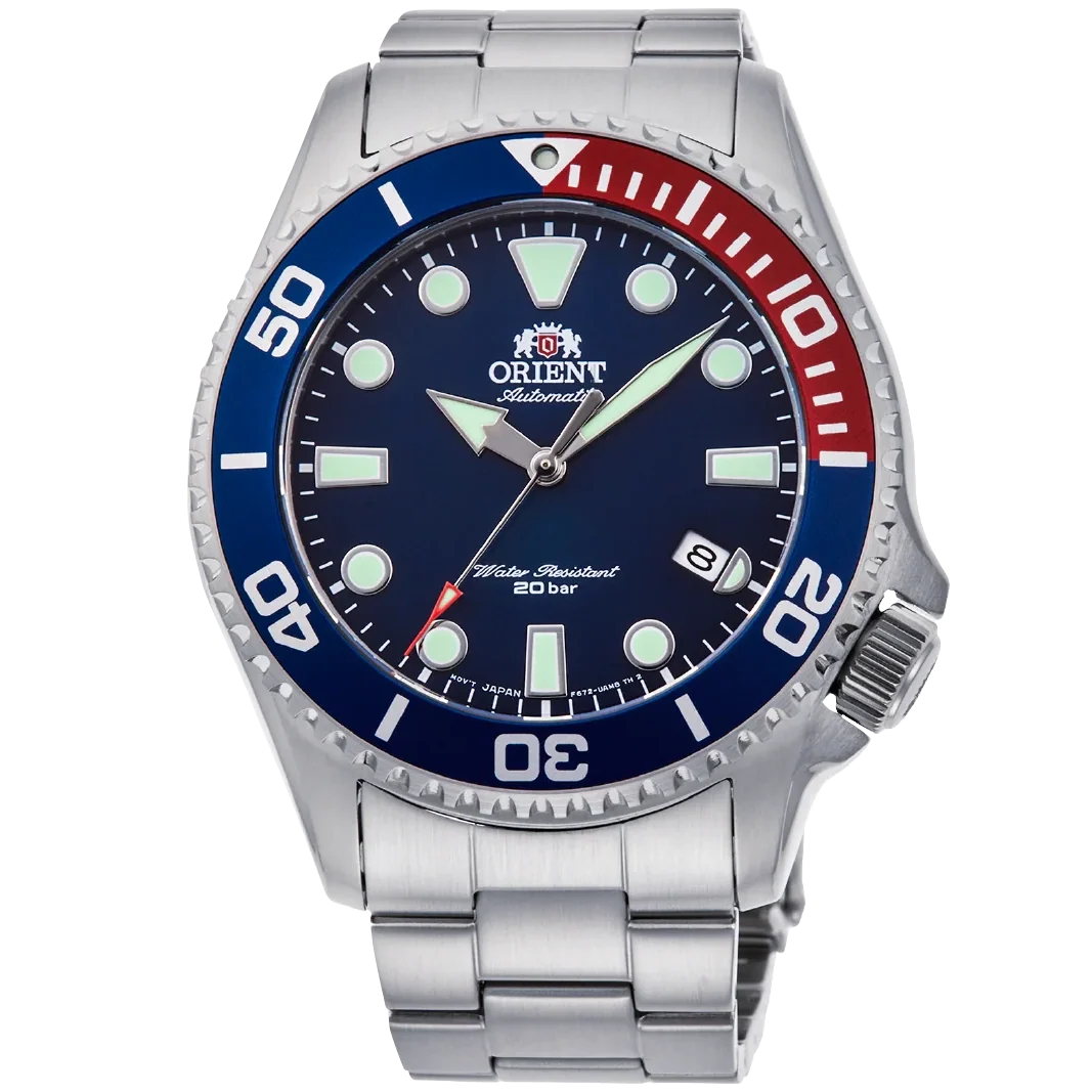 Orient Triton de caballero pulsera de metal – RA-AC0K03L