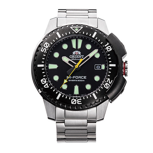 Orient M-Force para caballero pulsera de acero inoxidable – RA-AC0L01B