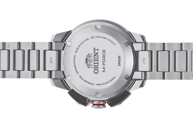 Orient M-Force para caballero pulsera de metal – RA-AC0L02R