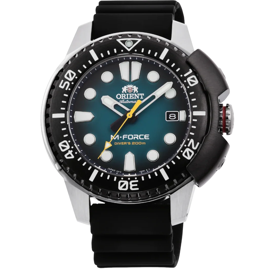 Orient M-Force de caballero pulsera de resina – RA-AC0L04L