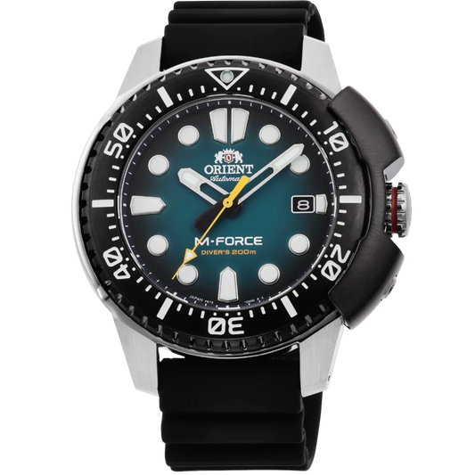 Orient M-Force de caballero pulsera de resina – RA-AC0L04L