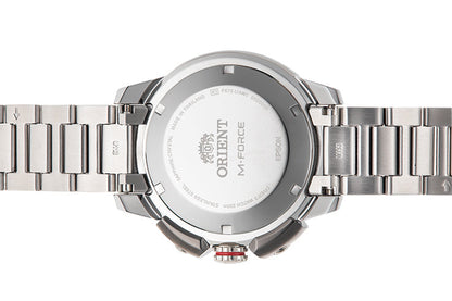 Orient ;M-Force de hombre correa de acero inoxdable – RA-AC0L07L