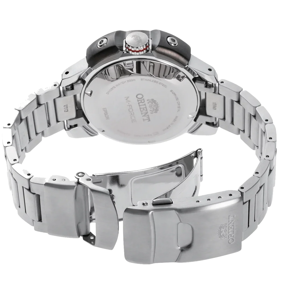 Orient M-Force para caballero pulsera de metal – RA-AC0L08Y
