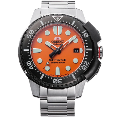 Orient M-Force para caballero pulsera de metal – RA-AC0L08Y