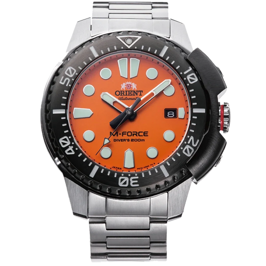Orient M-Force para caballero pulsera de metal – RA-AC0L08Y
