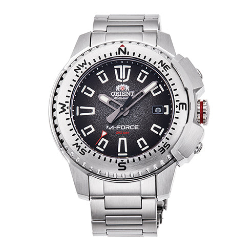 Orient M-Force de hombre pulsera de metal análogo – RA-AC0N01B
