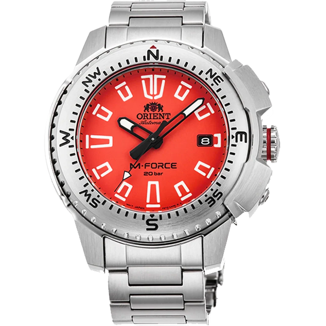 Orient M-Force de caballero pulsera de metal – RA-AC0N02Y