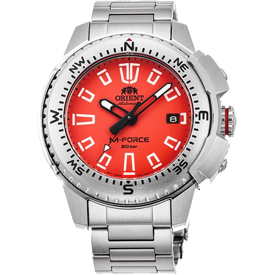 Orient M-Force de caballero pulsera de metal – RA-AC0N02Y