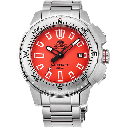Orient M-Force de caballero pulsera de metal – RA-AC0N02Y