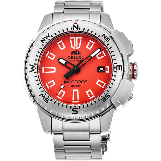 Orient M-Force de caballero pulsera de metal – RA-AC0N02Y