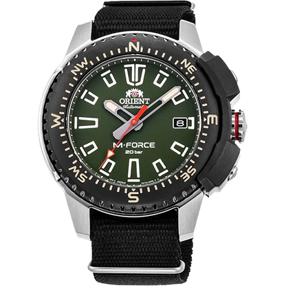 Orient M-Force para caballero pulsera tela – RA-AC0N03E