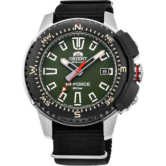 Orient M-Force para caballero pulsera tela – RA-AC0N03E