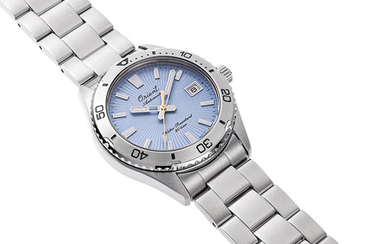 Orient Mako 75 Anniversary de caballero correa de metal 40 mm – RA-AC0Q12L