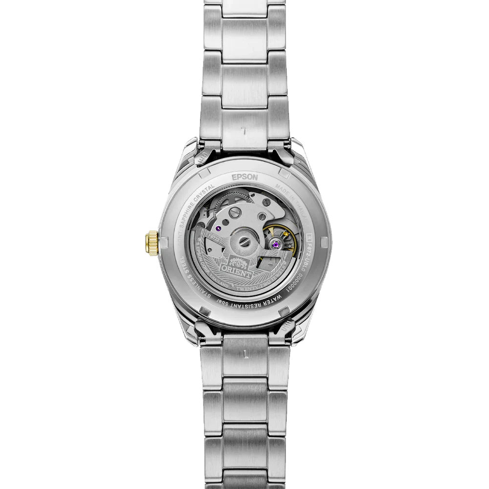 Orient Stretto de hombre pulsera de metal – RA-AC0R01S