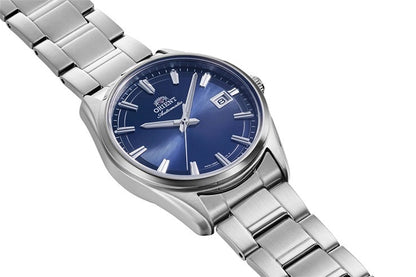 Orient Stretto Date Classic de caballero correa de metal – RA-AC0R02L