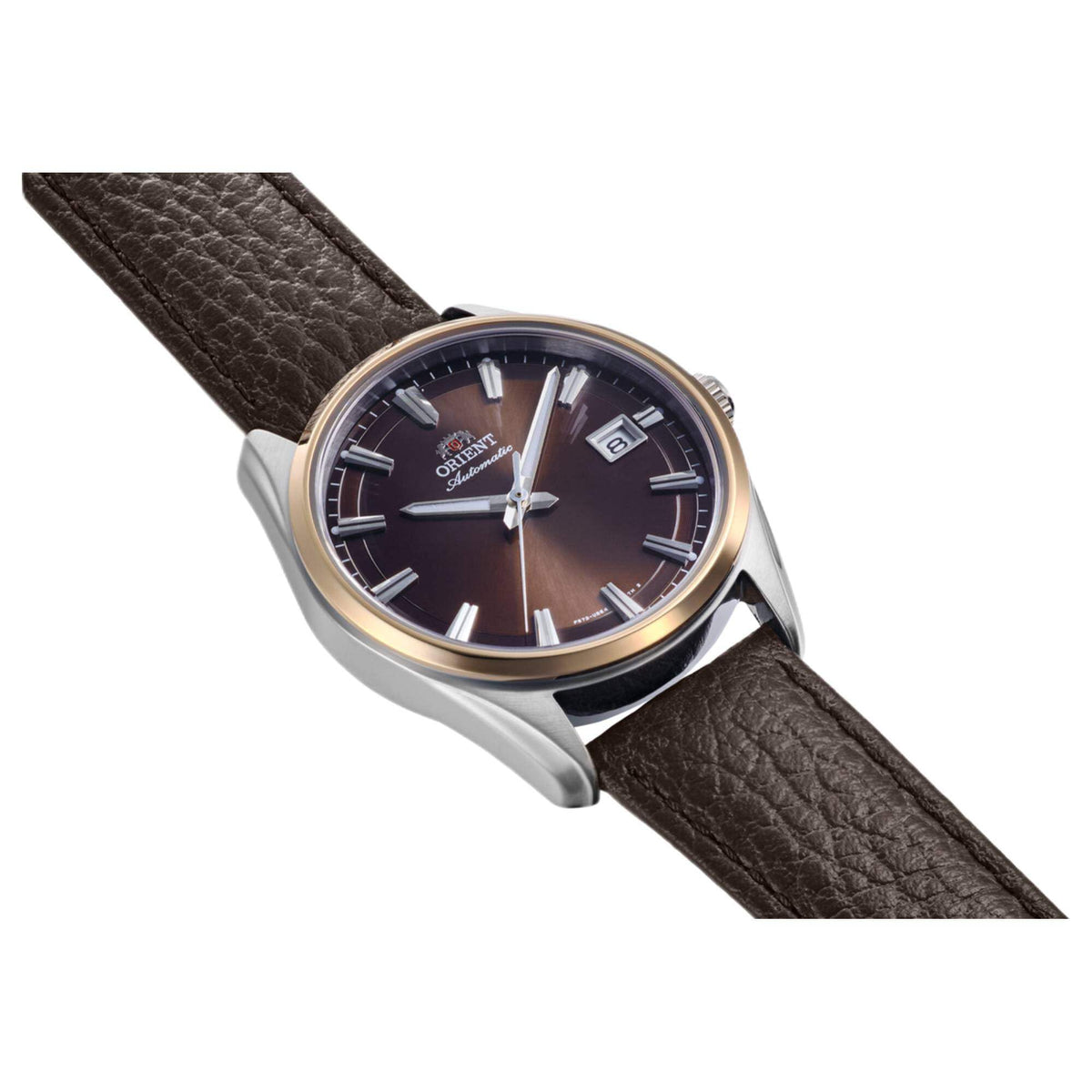 Orient Stretto Date de hombre banda de piel – RA-AC0R03Y
