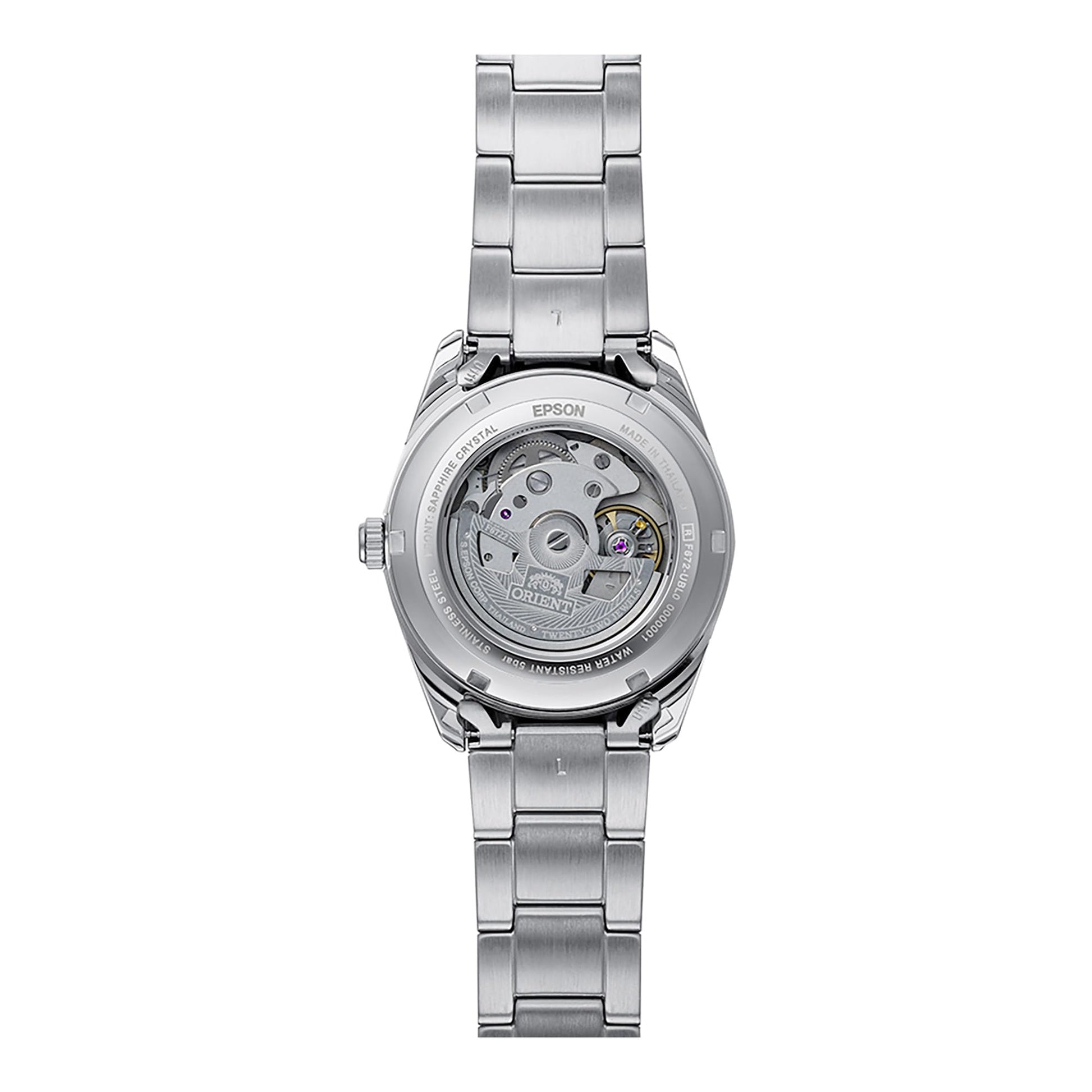 RA-AC0R06L Reloj Orient Stretto Date de hombre correa de metal