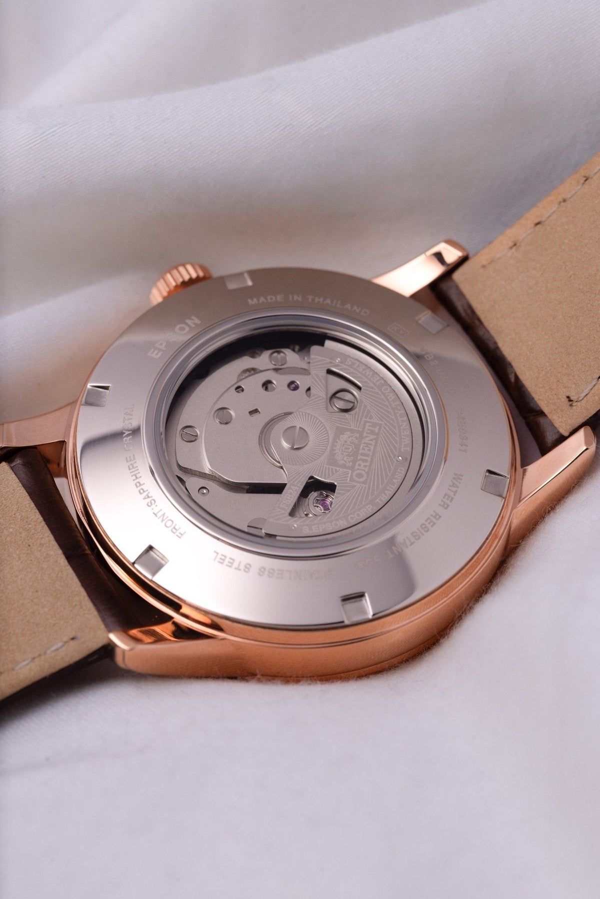 Orient Day & Night de hombre correa de piel – RA-AK0007S