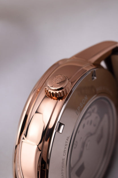 Orient Day & Night de hombre correa de piel – RA-AK0007S