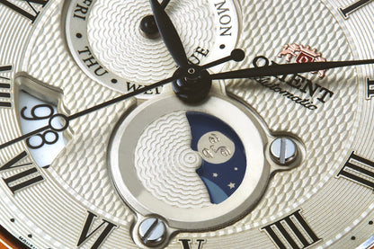 Orient Day & Night de hombre correa de piel – RA-AK0007S