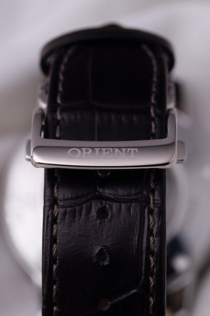 Orient Automático Sun & Moon de caballero pulsera de cuero – RA-AK0008S