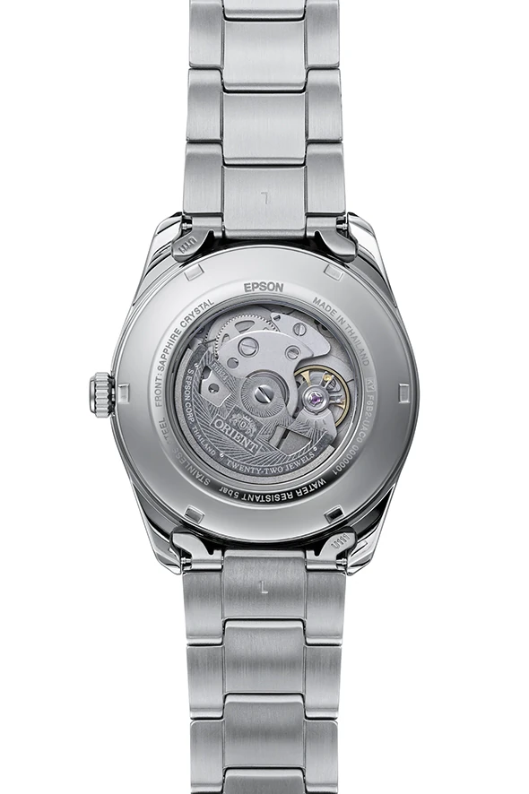Orient Stretto Day & Night de hombre correa de metal – RA-AK0315L