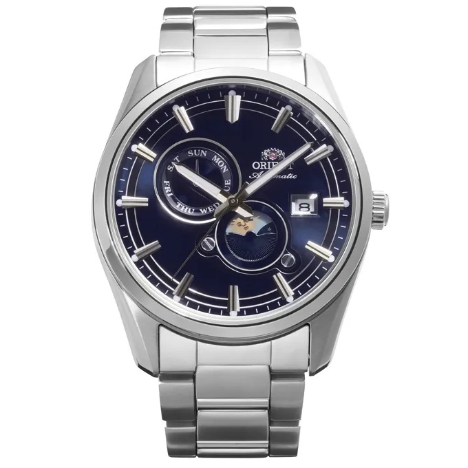 Orient Stretto Day & Night de hombre correa de metal – RA-AK0315L