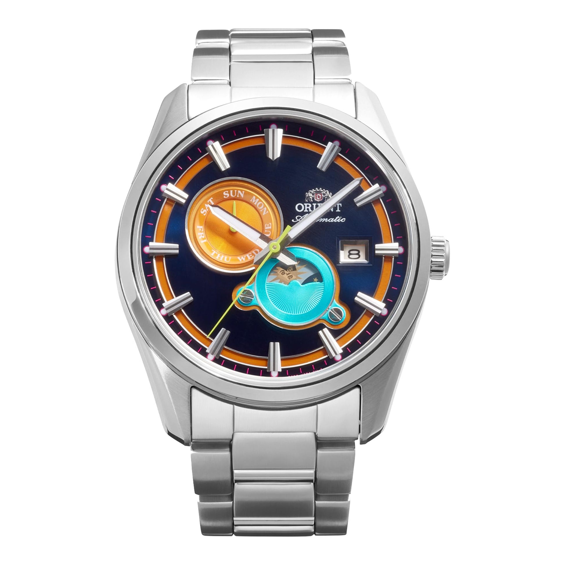 Orient Contemporary Stretto de hombre correa de metal – RA-AK0316L