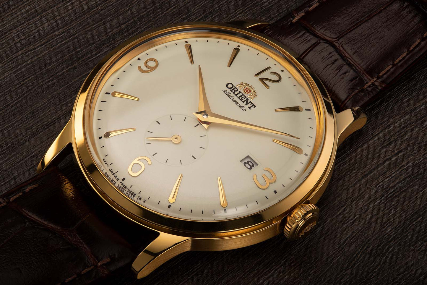 Orient Classic Análogo para Caballero correa de Cuero – RA-AP0004S