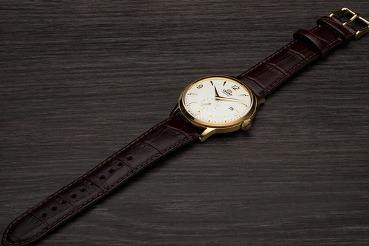 Orient Classic Análogo para Caballero correa de Cuero – RA-AP0004S