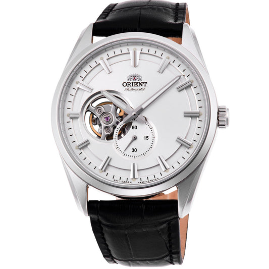 Orient Semi Skeleton de hombre correa de metal – RA-AR0004S