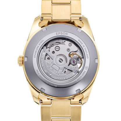 Orient Stretto Semi Skeleton de hombre pulsera de metal – RA-AR0007S