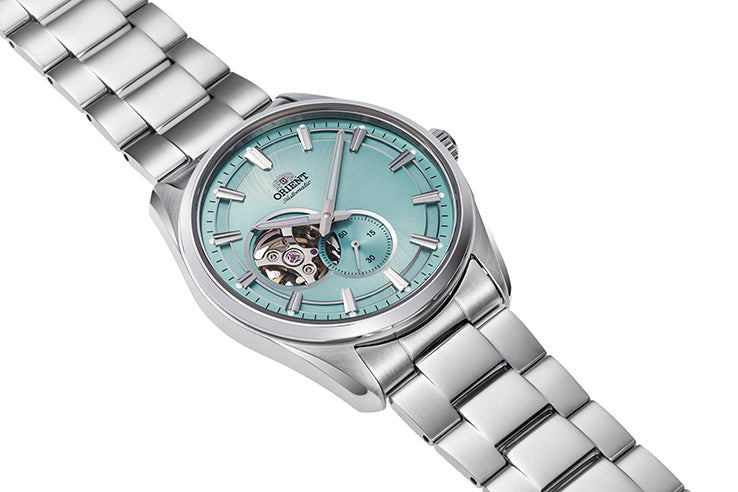 Orient Semi Skeleton de hombre correa de metal – RA-AR0009L