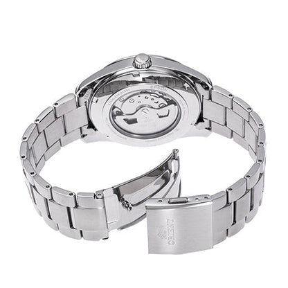 Orient Semi Skeleton de hombre correa de metal – RA-AR0009L