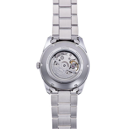 Orient Stretto Semi Skeleton de hombre correa de metal – RA-AR0010R
