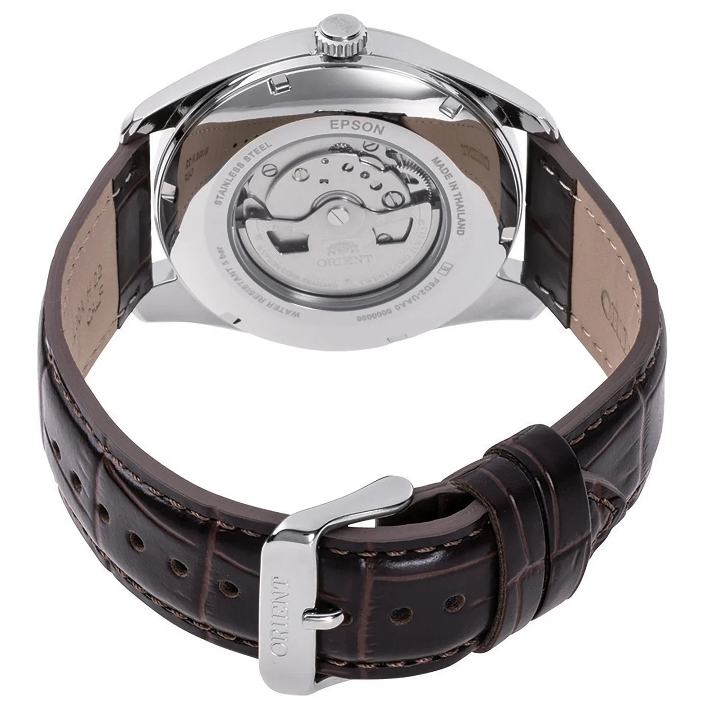 Orient Calendar de caballero pulsera de cuero – RA-BA0005S