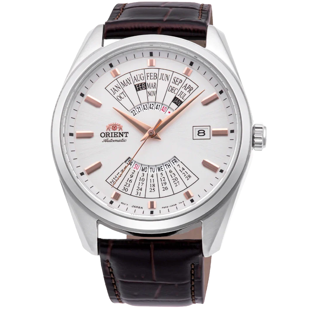 Orient Calendar de caballero pulsera de cuero – RA-BA0005S
